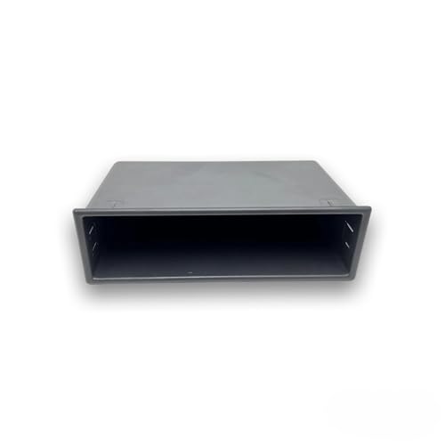 BSSTORE Mascherina 2ISO Adattatore Autoradio Cornice Stereo per Panda (169) dal 2003 al 2011 con Kit Fissaggio - Grigio