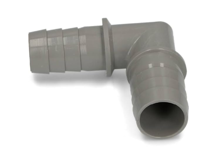 BSSTORE Gomito Scarico Universale Grigio, Diametro 20 mm