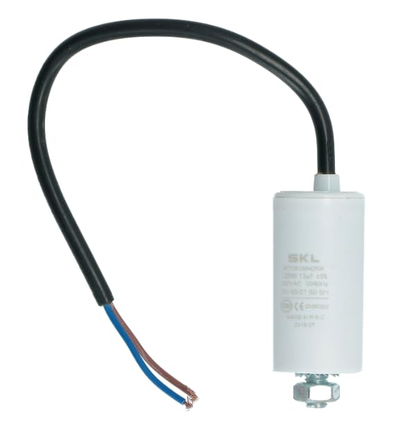 BSSTORE Condensatore Avviamento Motore Elettrico 1,5 uF 450V WB40 Universale Con Cavo