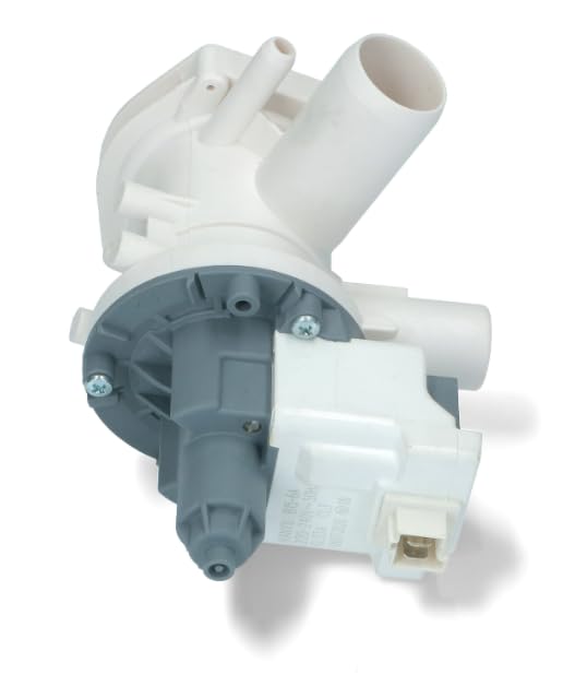 BSSTORE Pompa di Scarico per Lavatrice, Magnetica, 220/240V, 50Hz, 25W, 0,33A Equivallente A 00142154