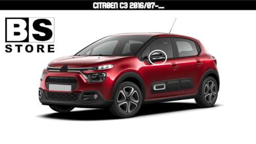 BSSTORE® Piastra Vetro Specchio Retrovisore Compatibile Con 208-2008/C3/Corsa