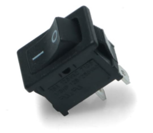 BSSTORE Interruttore Unipolare Nero 10A 230V Universale