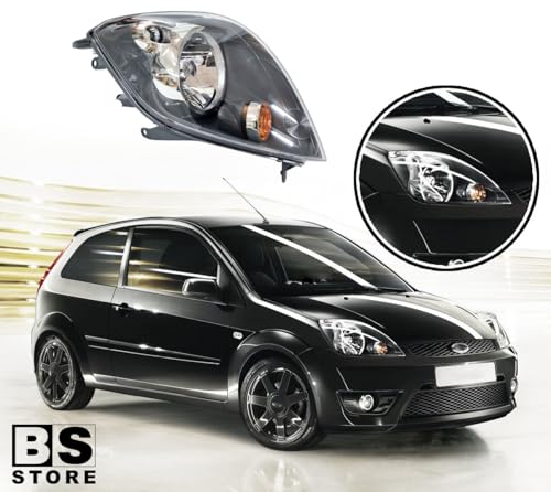 BSSTORE Faro Proiettore Anteriore H4 per F0RD FIESTA Mk5 2006-2008