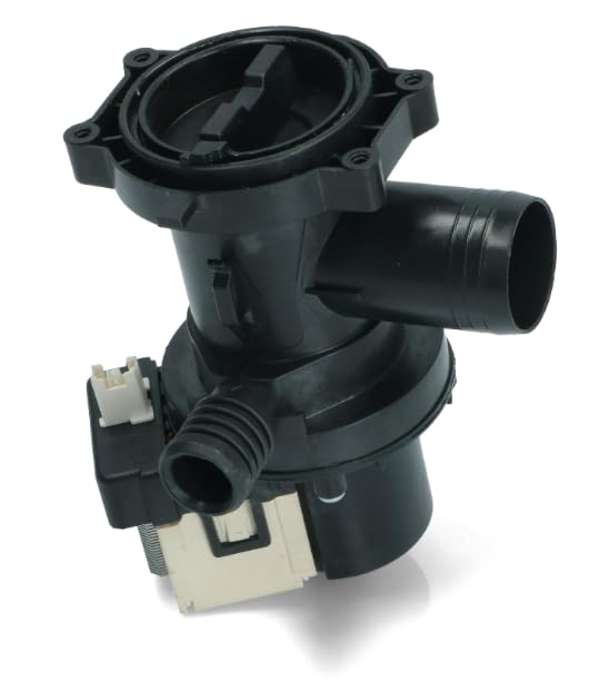 BSSTORE Pompa Scarico Magnetica Lavatrice 30W Compatibile Con Vari Marchi E Modelli Equivalente A 480111100786