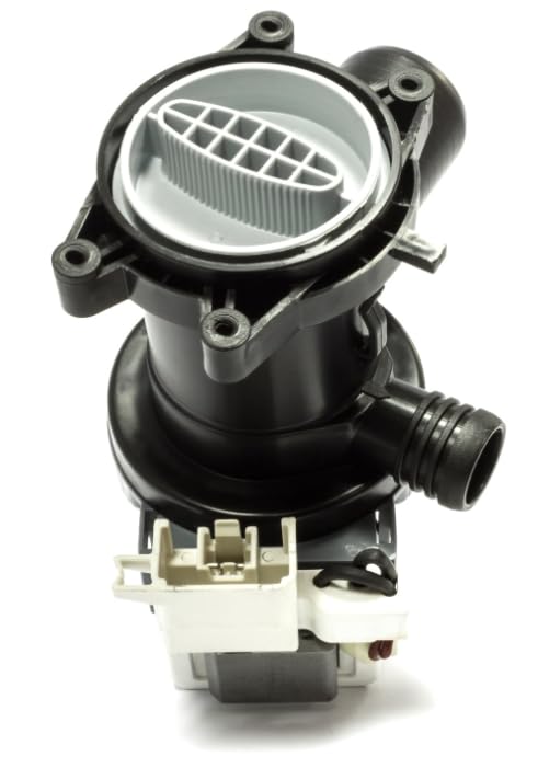 BSSTORE Pompa Scarico Magnetica Lavatrice 30W Compatibile Con Vari Marchi E Modelli Equivalente A 481010584942