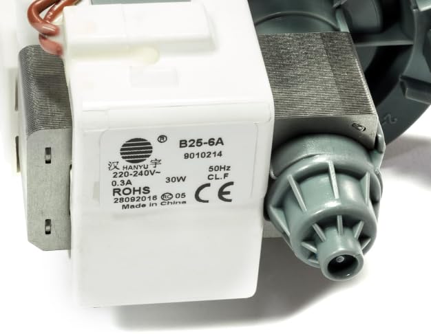 BSSTORE Pompa Scarico Magnetica Lavatrice 30W Compatibile Con Vari Marchi E Modelli Equivalente A 481010584942