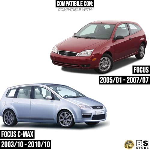 BSSTORE Piastra Vetro Specchio Retrovisore Termico Compatibile Con FOCUS | FIESTA | MONDEO | FUSION