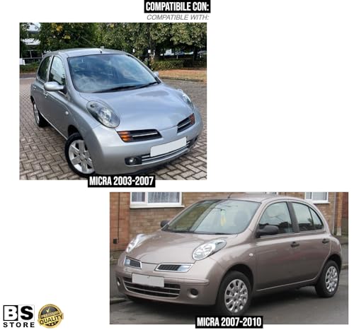BSSTORE® Piastra Vetro Specchio Retrovisore Termico Compatibile Con Micra 2003-2010