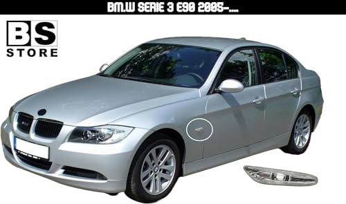 BSSTORE® Freccia Laterale Indicatore Di Direzione Compatibile Con Serie 1 2004-2012/Serie 3 E90/Serie 3 E92/X1