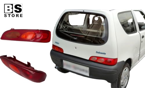 BSSTORE Fanale Gruppo Ottico Posteriore Rosso Per SEICENTO RY Dal 2000 E SEICENTO 1998-2000