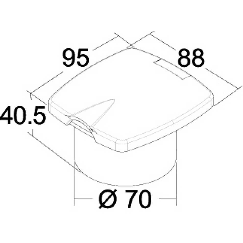 BSSTORE Doccia Con Box Integrato E Tubo Bianco Da Mt 4, Per Barca, Gommone, Camper
