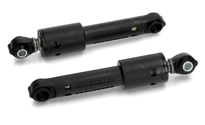 BSSTORE Ammortizzatore Lavatrice 80N - Compatibile 00742719 Fori Ø 8MM Ø 13MM (Set di 2 Ammortizzatori)