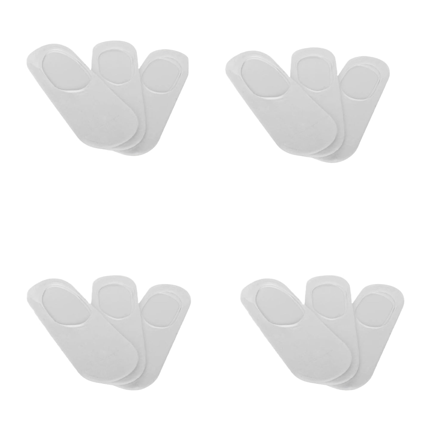 BSSTORE 12 Paia Calzini Fantasmini Salvapiede Invisibile in Cotone Elasticizzato Taglia Unica 37-41