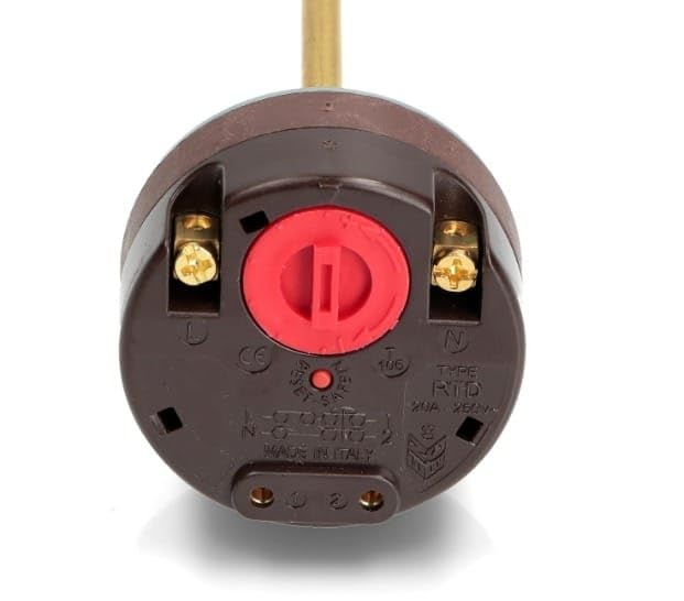 BSSTORE Termostato Scaldabagno RTD Universale Con Doppia Sicurezza Made In Italy