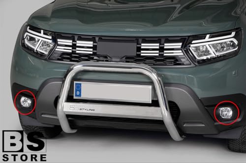 BSSTORE® Fendinebbia H16 Anteriore Compatibile Con Captur/Megane/Clio/Twingo/ForFour/Duster E Molte Altre Auto