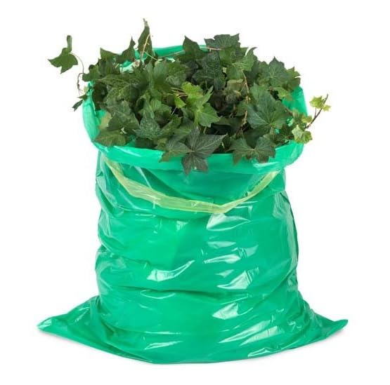 BSSTORE Sacchetti Per Giardinaggio 90x120 Capacità 140 Lt (Pz.10) Verdi
