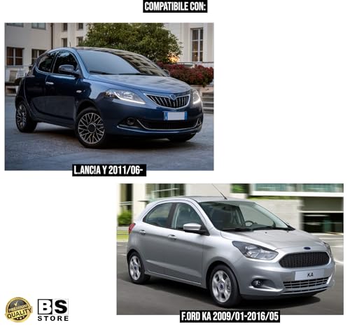 BSSTORE® Piastra Vetro Specchio Retrovisore Termico Compatibile Con Ypsilon/Musa/Idea/KA