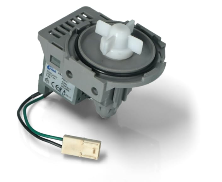 BSSTORE Pompa di scarico per lavastoviglie, 30W, 0,2A, 220/240V, 50Hz, classe 155, 20L/min Equivalente A 385842