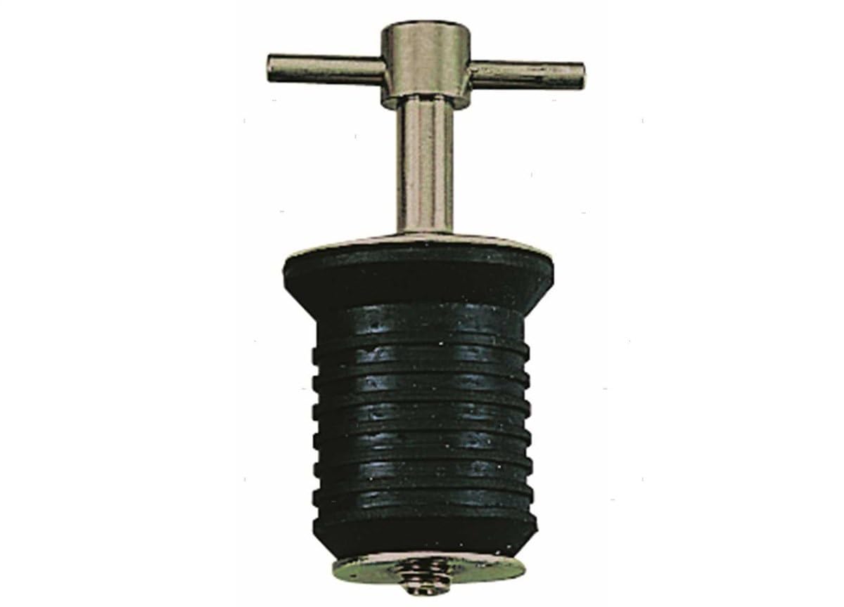 BSSTORE Tappo Per Acqua Ad Espansione A Vite Per Barca E Gommone In Ottone Cromato Diametro 23MM