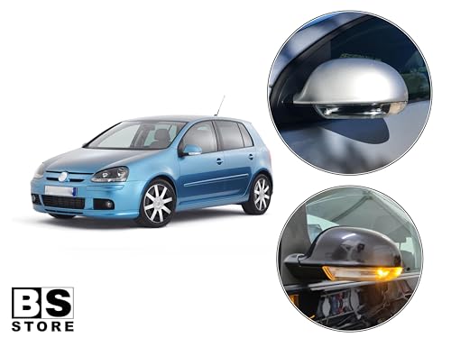 BSSTORE Freccia Specchietto Laterale Indicatore di Direzione LED per VW GOLF 5, GOLF 6 PLUS, JETTA 2005-2010, PASSAT 2005-2011