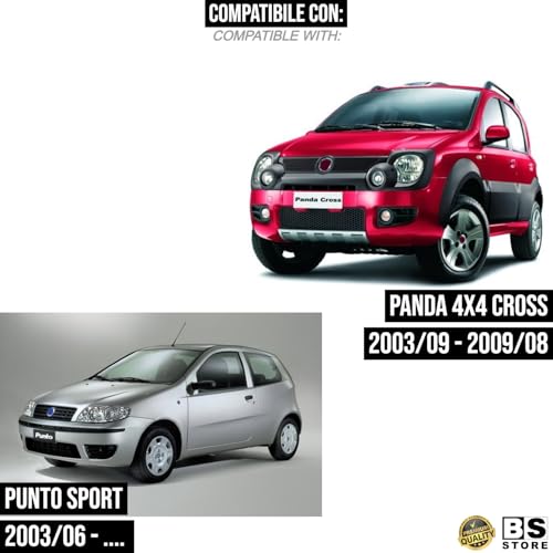 BSSTORE Catadiottro Catarifrangente Posteriore Compatibile Con PUNTO SPORT | PANDA 4X4 CROSS