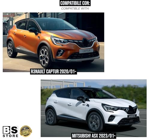 BSSTORE® Piastra Vetro Specchio Retrovisore Termico Compatibile Con Captur 2020-/ASX 2023-