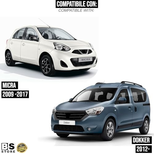 BSSTORE® Piastra Vetro Specchio Retrovisore Compatibile Con MICRA | DUSTER | LODGY | DOKKER