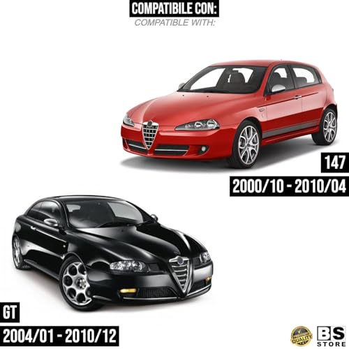 BSSTORE Piastra Vetro Specchio Retrovisore Termico Sinistro Compatibile Con 147 | GT