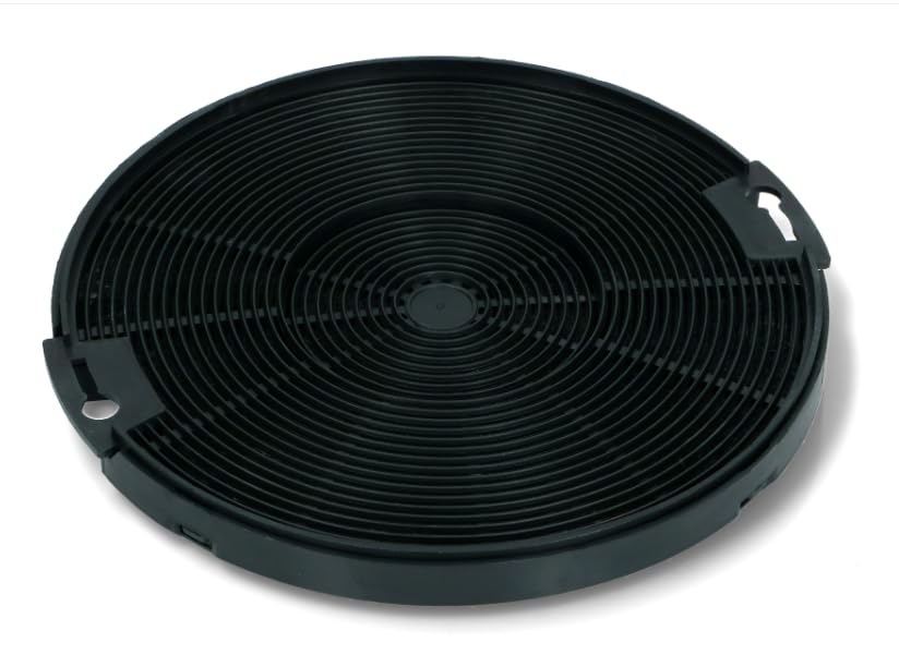 BSSTORE Filtro ai Carboni Attivi per Cappa, Kit 2 Unità, Diametro 15Cm, Nero Equivalente A 112.0067.944