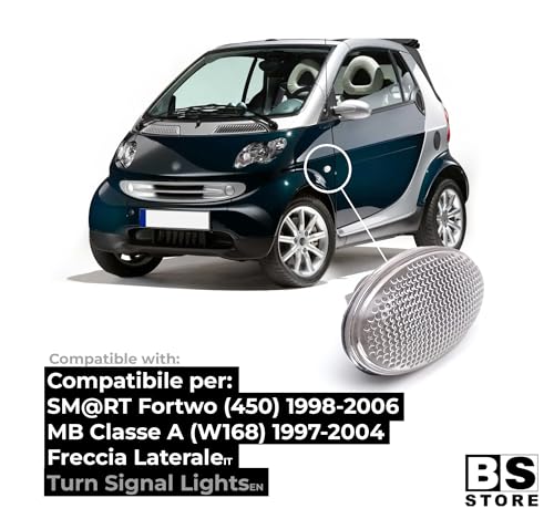 BSSTORE Freccia Laterale Indicatore di Direzione per FORTWO 450 1998-2006, Classe A W168 1997-2004