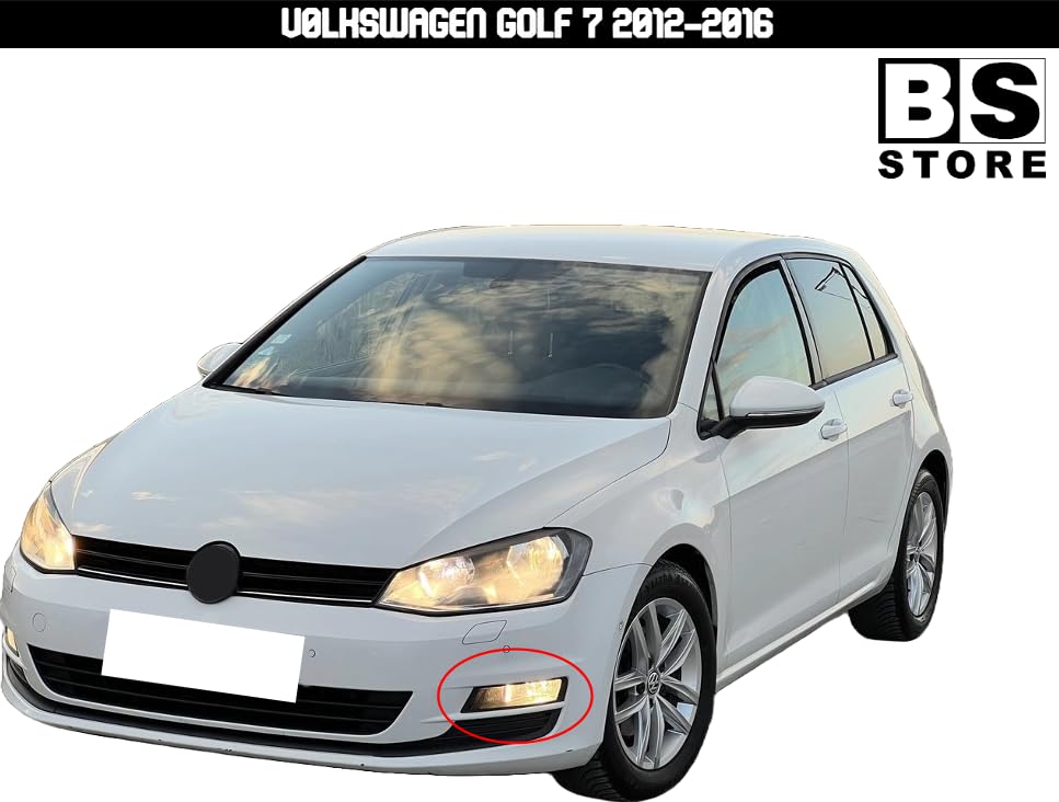BSSTORE® Fanale Fendinebbia H11 Compatibile Con V0lkSwagen Golf VII 2012-2016