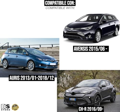 BSSTORE® Piastra Vetro Specchio Retrovisore Termico Compatibile Con AURIS | CH-R | AVENSIS