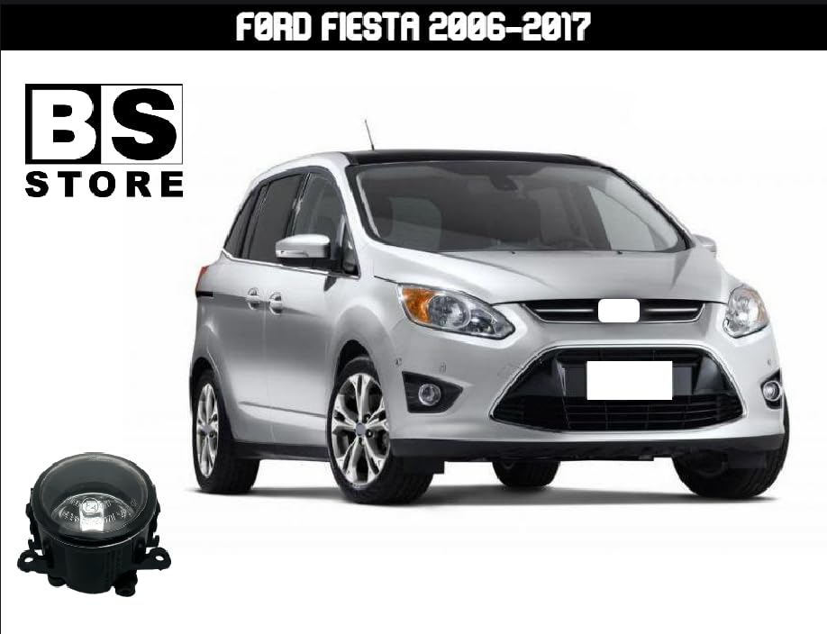 BSSTORE Fendinebbia Anteriore H11 DX=SX Compatibile Con C4/C5/Fiesta/Focus/207/Megane e Altre Auto