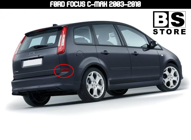 BSSTORE® Catadiottro Posteriore Compatibile Con F0rd Focus C-Max 2003-2010