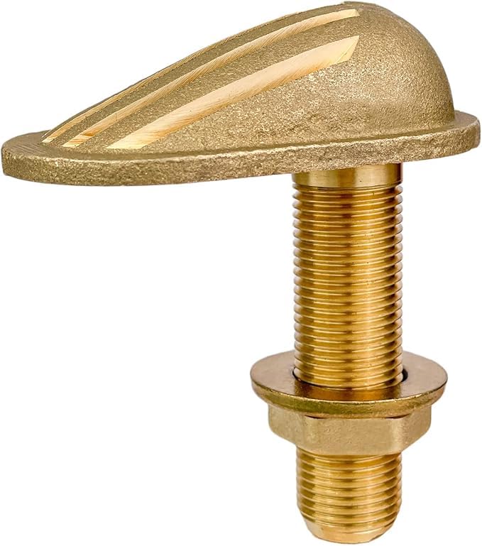 BSSTORE Presa di Mare Barca in Ottone Pesante Presa da 1/2"