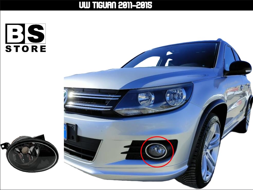 BSSTORE Fendinebbia HB4 Anteriore Compatibile Con GolfVI 2008-2012/Touareg 2010-2014/Tiguan 2011-2015