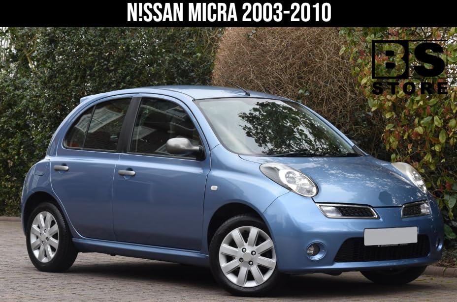 BSSTORE® Piastra Vetro Specchio Retrovisore Compatibile Con Micra 2003-2010