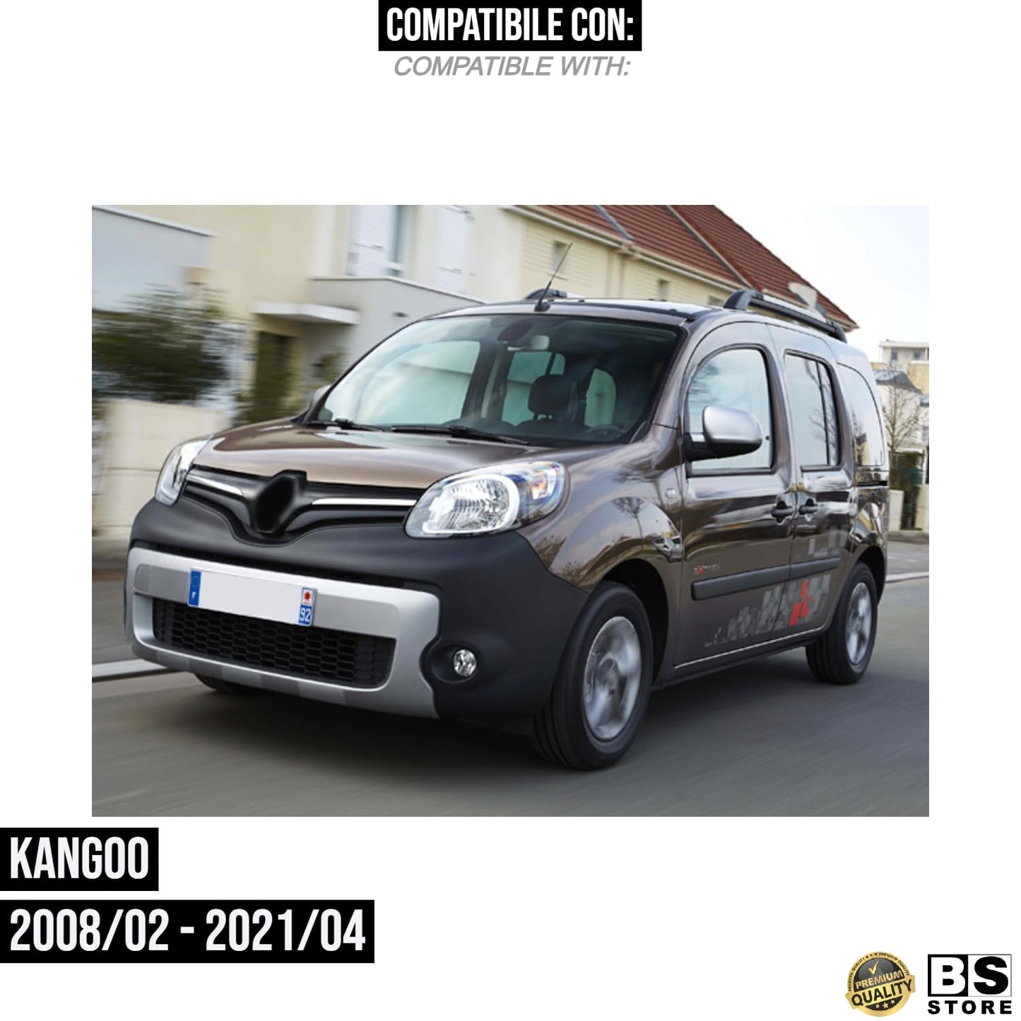 BSSTORE Maniglia Apriportiera Scorrevole Interna Posteriore Compatibile Con KANGOO