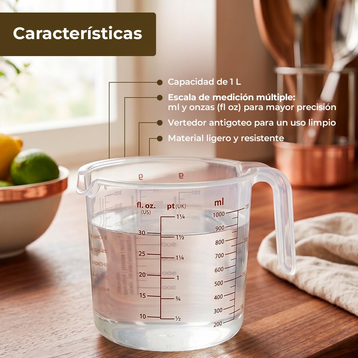 Tescoma Delicia Brocca con Scala Graduata, Plastica
