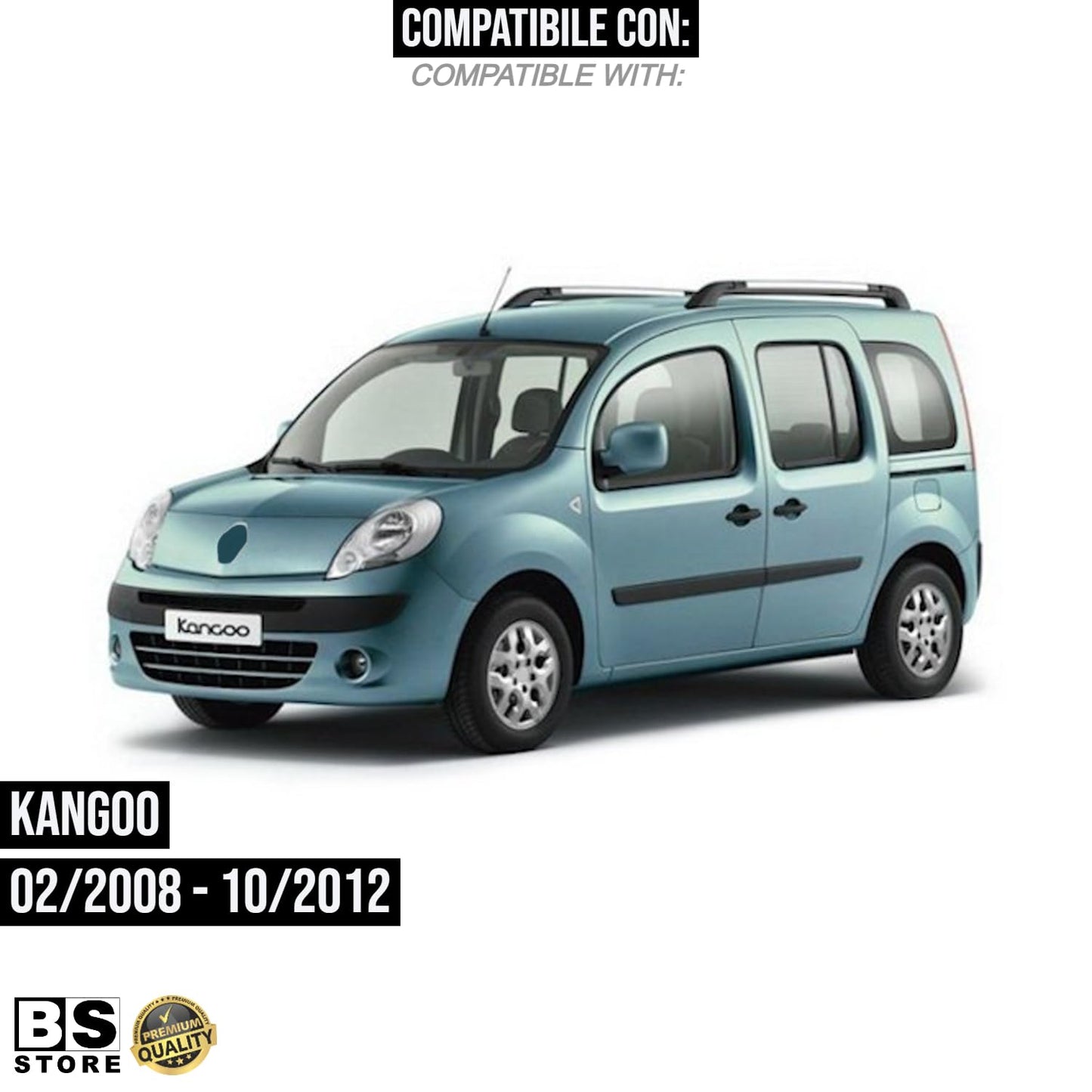 BSSTORE Gruppo Ottico Freccia Laterale Bianco Compatibile Con KANGOO 2008-2012