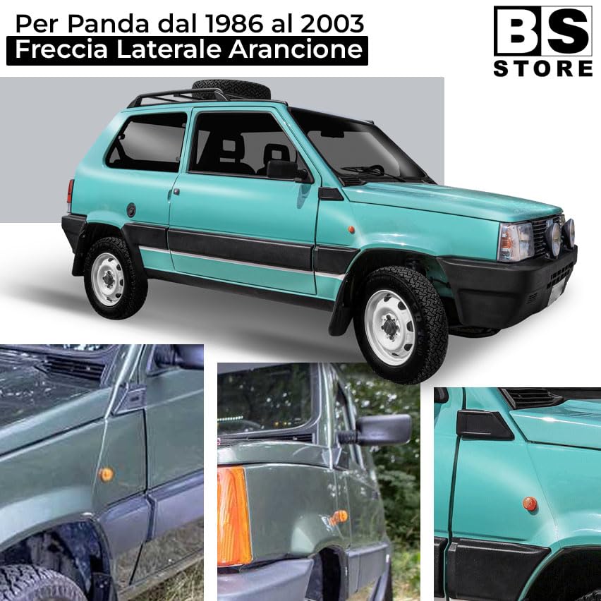 BSSTORE Freccia Laterale Arancione per Panda dal 1986 al 2003 (141, 141A) A.Bianchi Y10 1989-1995
