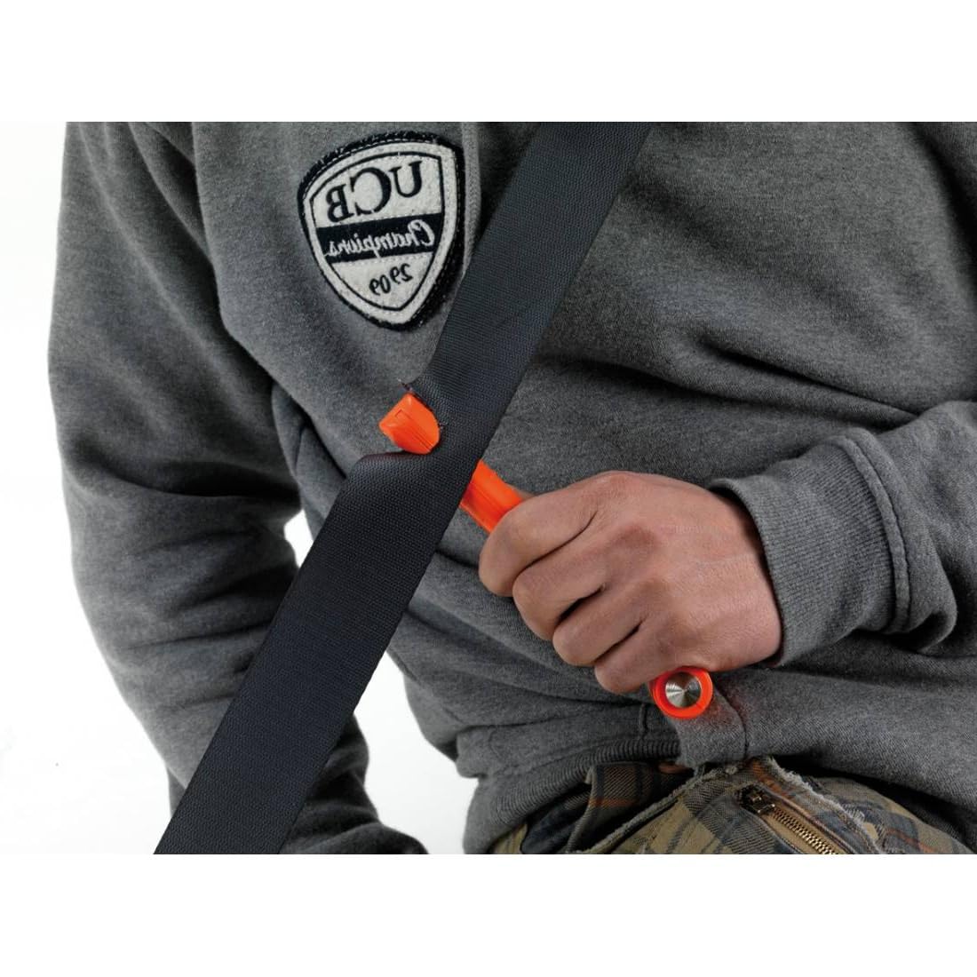 BSSTORE Martello di Emergenza Multifunzione per Auto con Taglia Cinture e Rompivetro