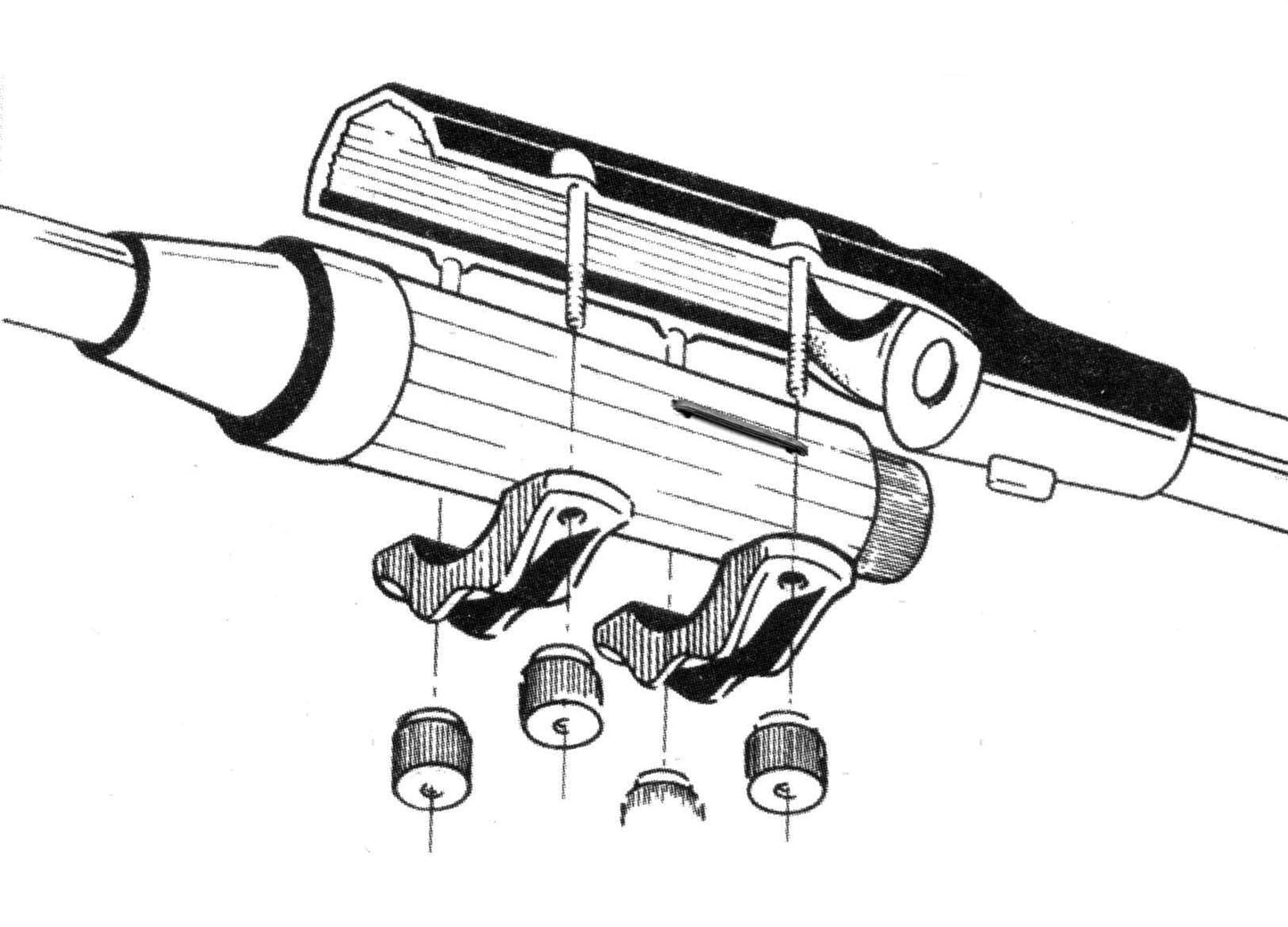 BSSTORE Prolunga Telescopica Barra Di Accelerazione Per Motori Fuoribordo
