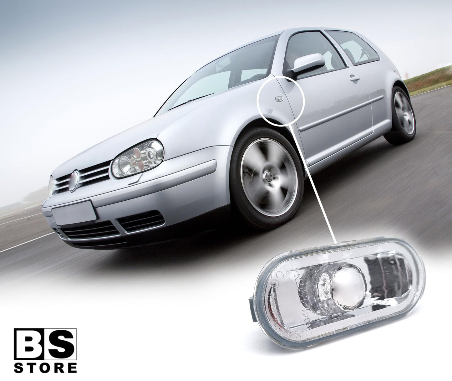 BSSTORE Freccia Laterale per GOLF 4 1997-2003, POLO 3 4 1999-2005, PASSAT B5 2000-2005, AROSA 200-2004