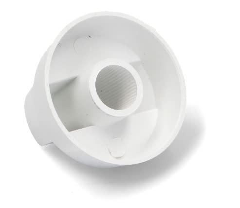 BSSTORE Manopola Piano Cottura Bianca Universale Bianca Con 3 Riduzioni, Adattabili Per Forni E Fornelli A Gas