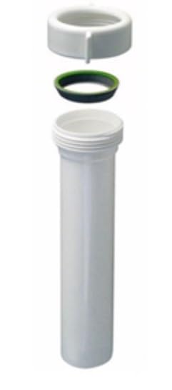 BSSTORE Prolunga Sifone Universale 1'1/2 23 Cm Con Ghiera E Guarnizione