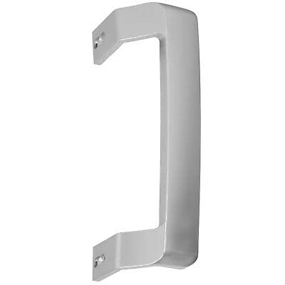 BSSTORE Maniglia Porta Frigorifero Argento Interasse 225MM Compatibile Equivalente A 4900061200 4900060500