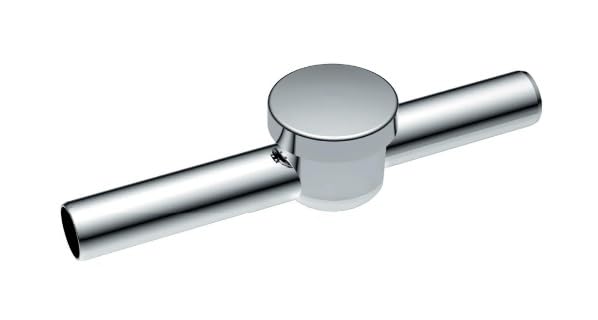 BSSTORE Valvola Antiritorno Antireflusso Orizzontale Cromata In PVC