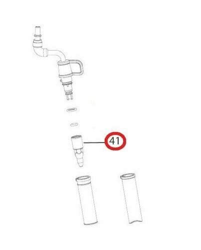 BSSTORE Tubo Cappuccinatore Compatibile Con Macchina Da Cafè ECAM ESAM, Magnifica Primadonna S Esperienza Perfecta Equivalente A 5332169300