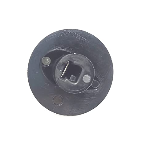 BSSTORE Manopola Piano Cottura Nera Trend Attacco 6mm Compatibile Equivalente A 133.0041.893